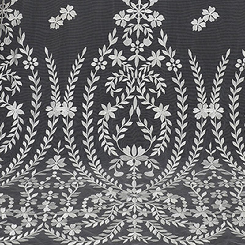 Lace Fabric Dress Leaf Polyester Sequin Fabric for Women's Wear Wholes 2